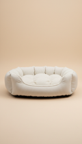 Ivory Mist plush pet bed